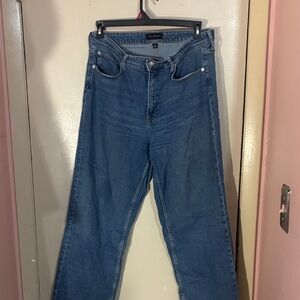 Women's Straight Leg Blue Jeans